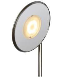 Lucide leeslamp Zenith mat chroom led dimbaar ⌀25,4cm 20+4W