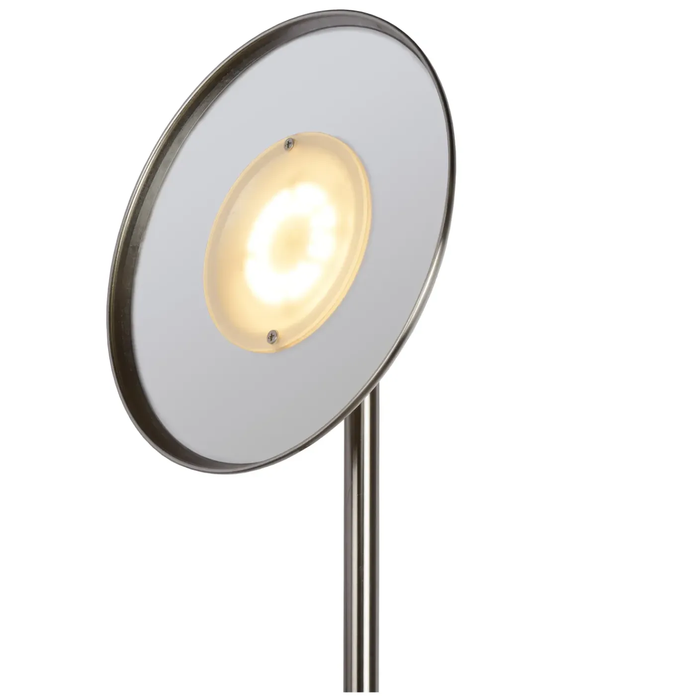 Lucide leeslamp Zenith mat chroom led dimbaar ⌀25,4cm 20+4W