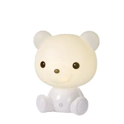 Lucide nachtlampje Bear wit 3W