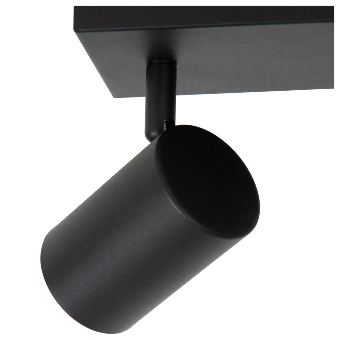 Lucide Opbouwspot Amigo - Zwart - 10cm - 3xGU10