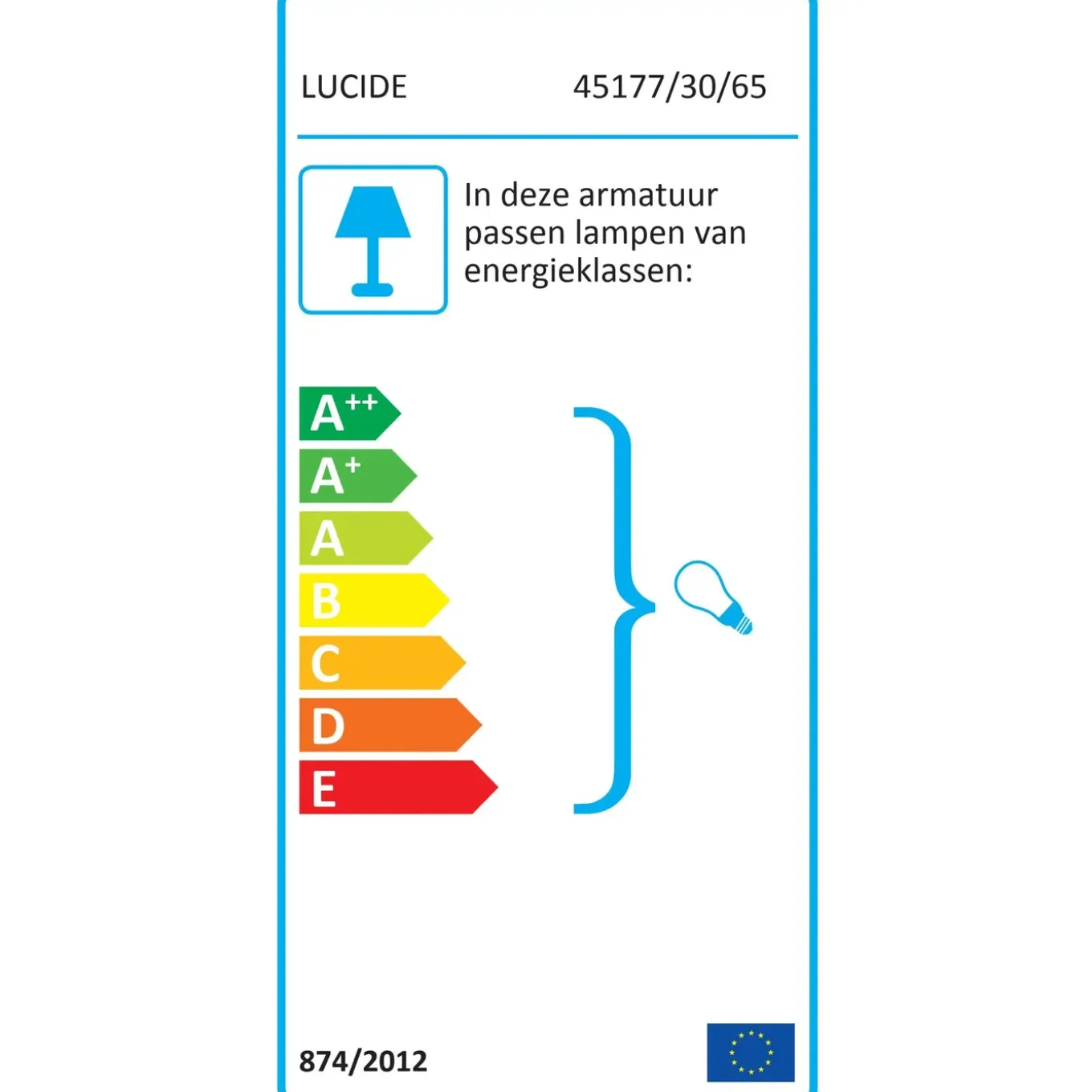 Lucide plafondlamp Judi zwart gerookt glas ⌀30,5cm E27