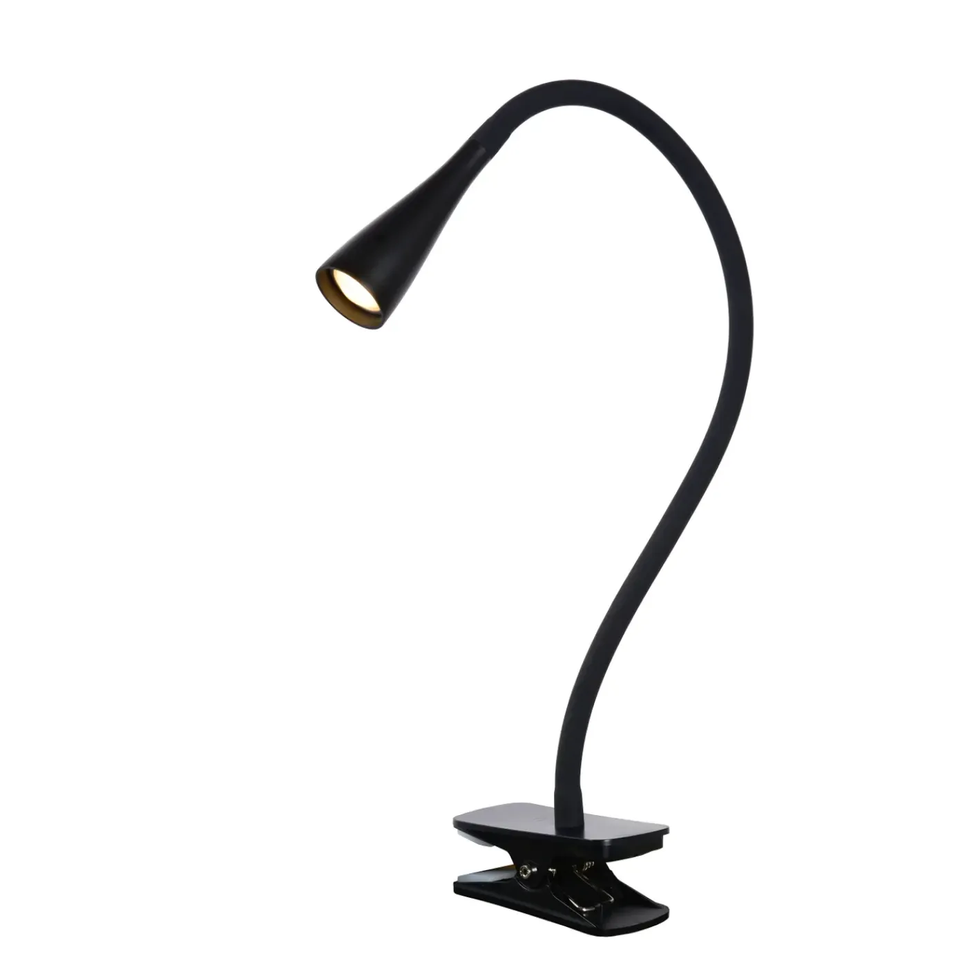 Lucide tafellamp klem Zozy zwart 3W