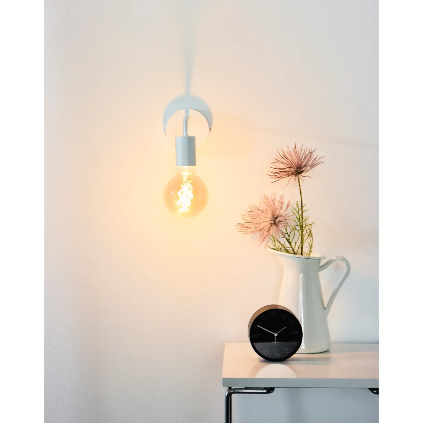 Lucide wandlamp Scott wit E27