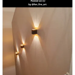 Lucide wandlamp Xera zwart G9