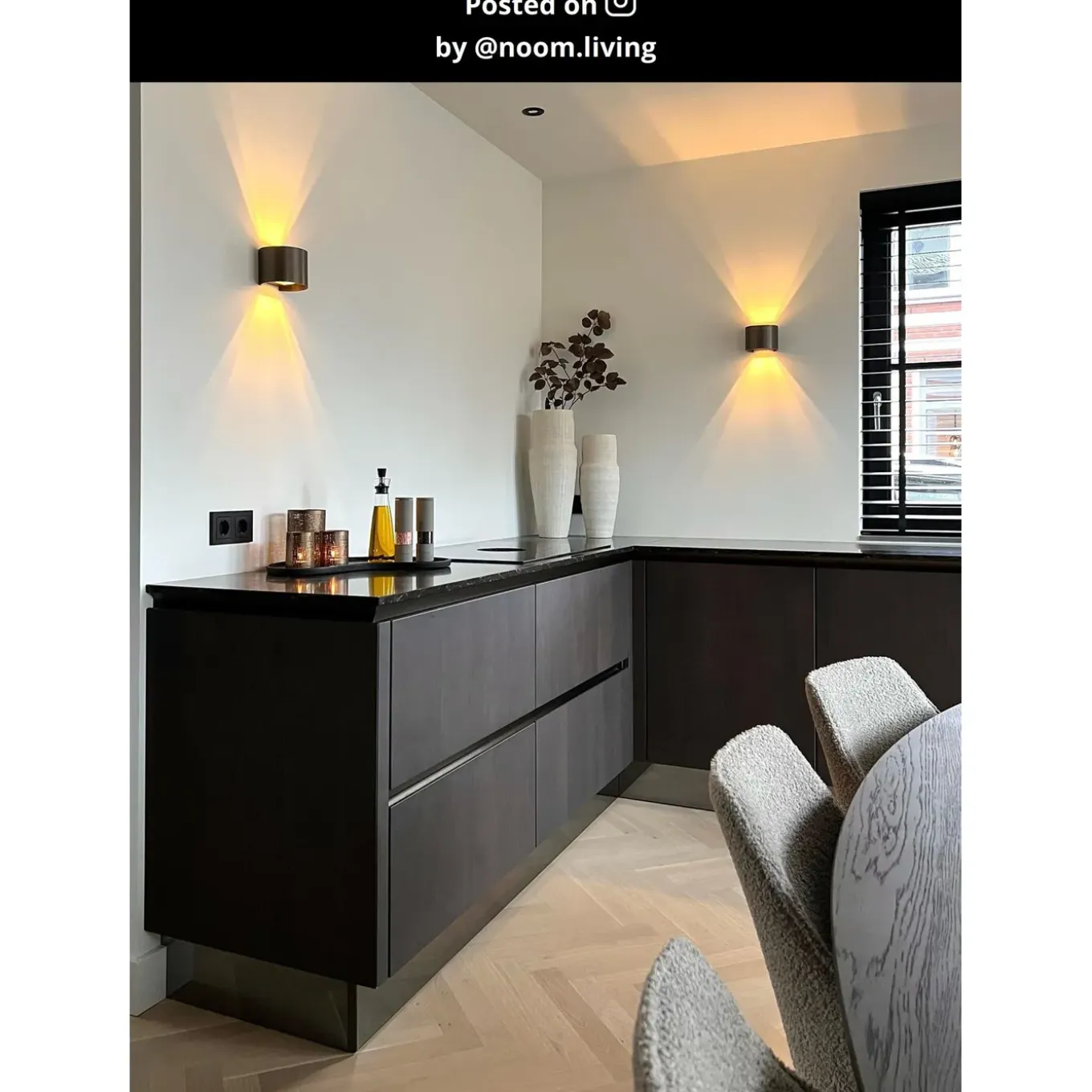 Lucide wandlamp Xio rond zwart koper G9 3,5W