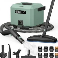 Luman Stoomreiniger Max – 2600w – 4,3 Bar – 60 Min Stoomtijd – Handstoomreiniger & Tapijtreiniger