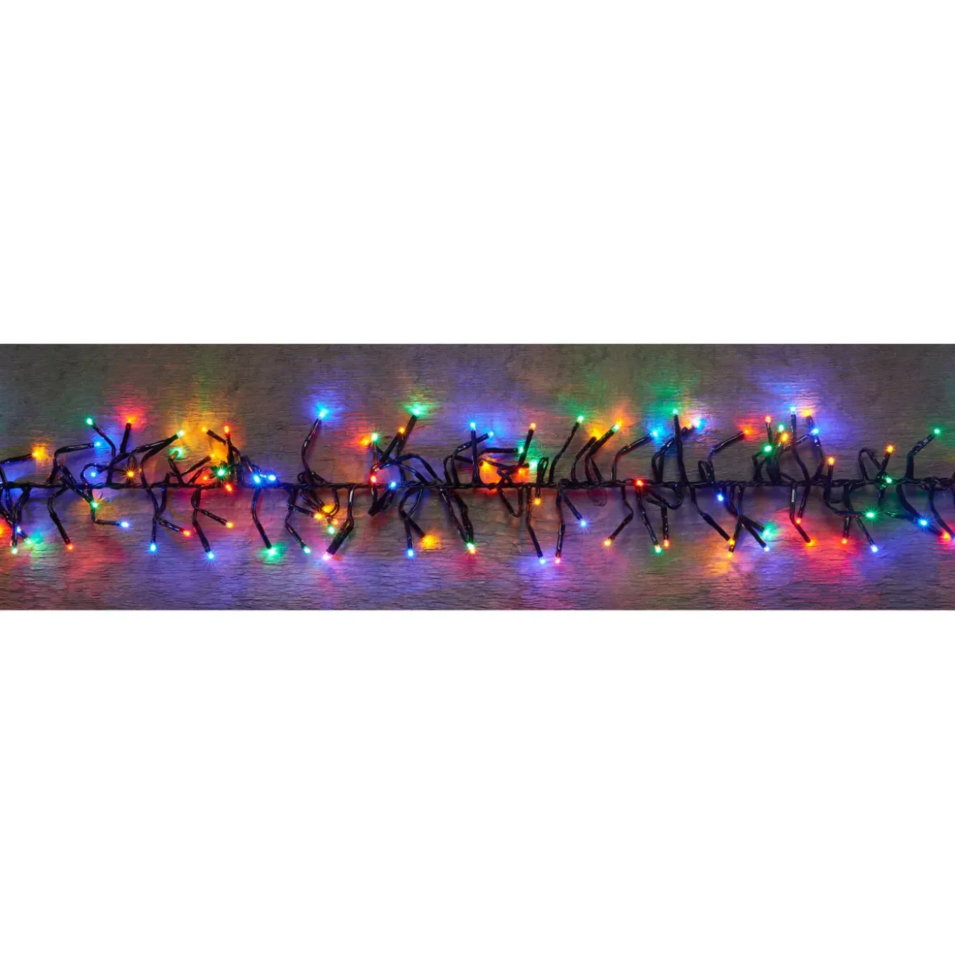 Lumineo Kerstverlichting - cluster - gekleurd - timer - 1152 LEDs