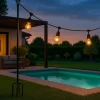 Lumisky Garland Support Zwart H2.8m Pendilo