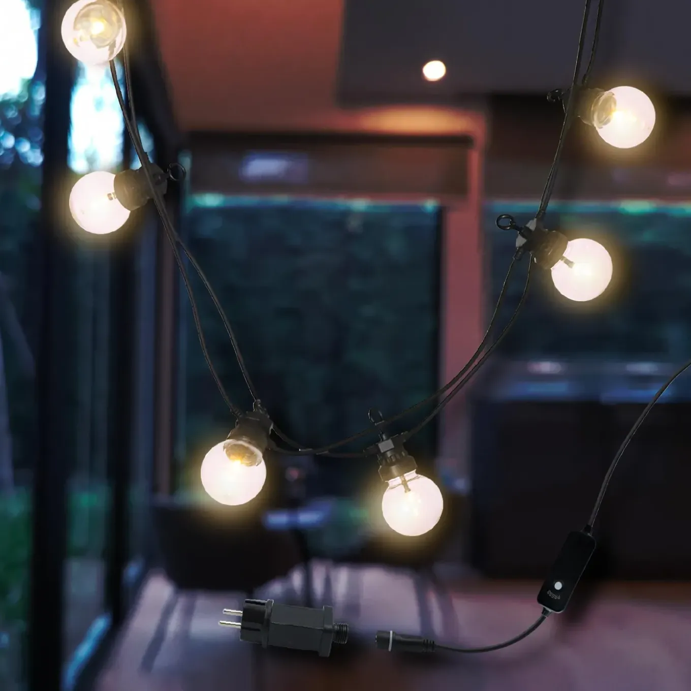 Lumisky Koppelbare Led-lichtsnoeren Transparant 14.7m Party