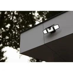 Lutec solar straler Briti zwart 6W met sensor