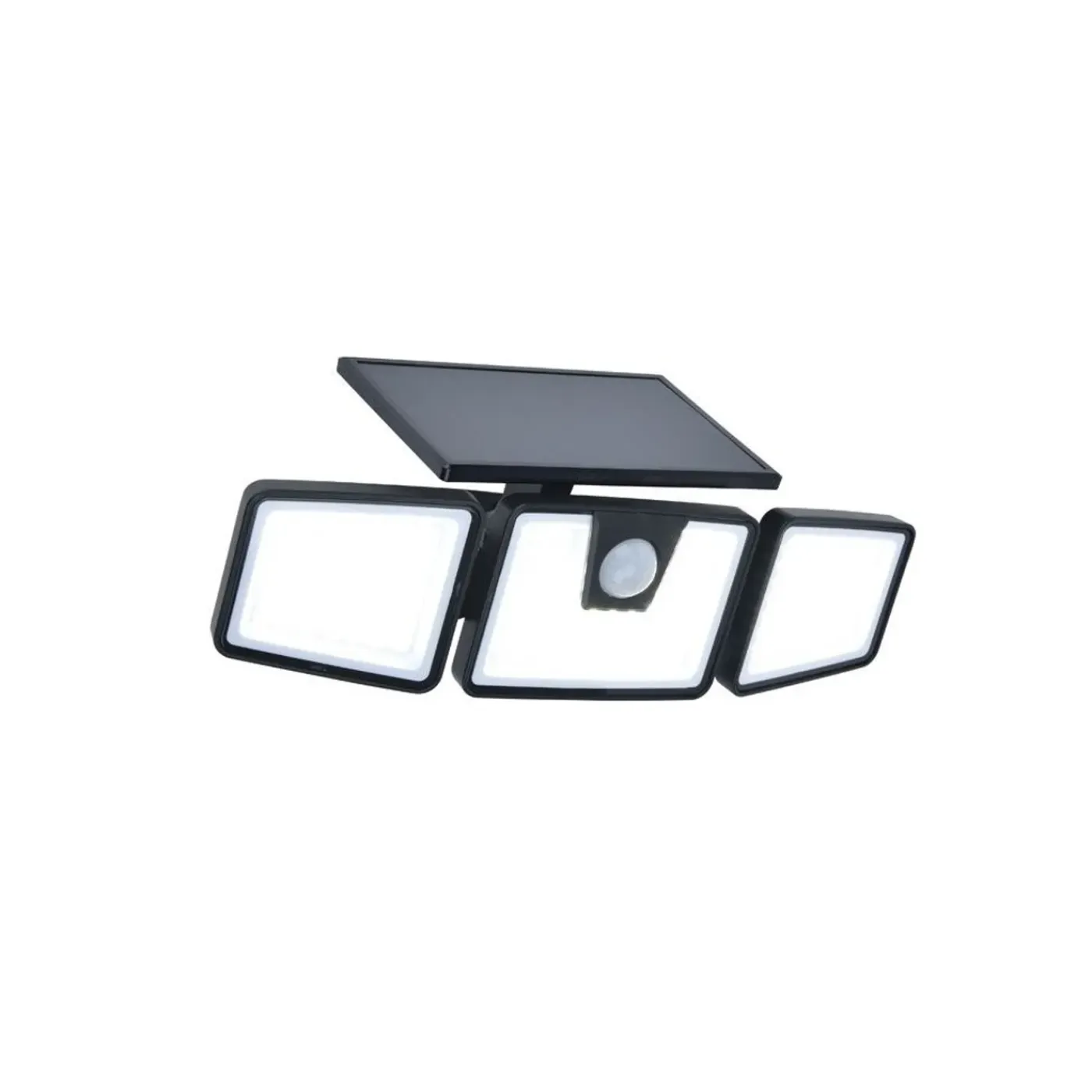 Lutec solar straler Briti zwart 6W met sensor