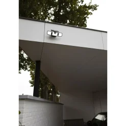 Lutec solar straler Briti zwart 6W met sensor
