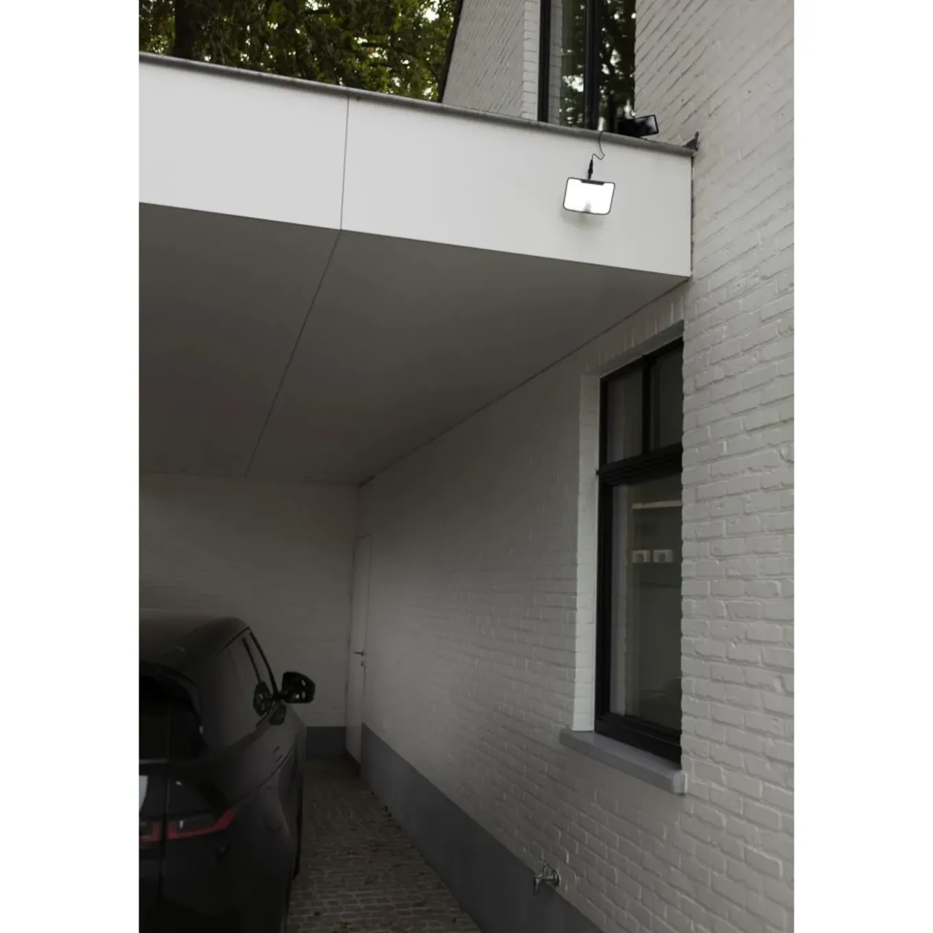 Lutec solar straler Kombo zwart 6W
