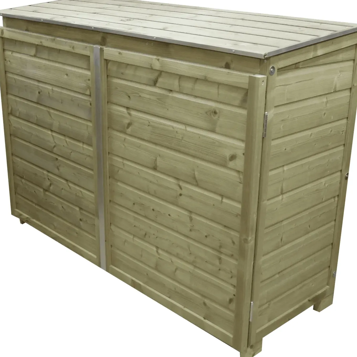 Lutrabox afvalcontainerkast 3 containers 176x65x125cm