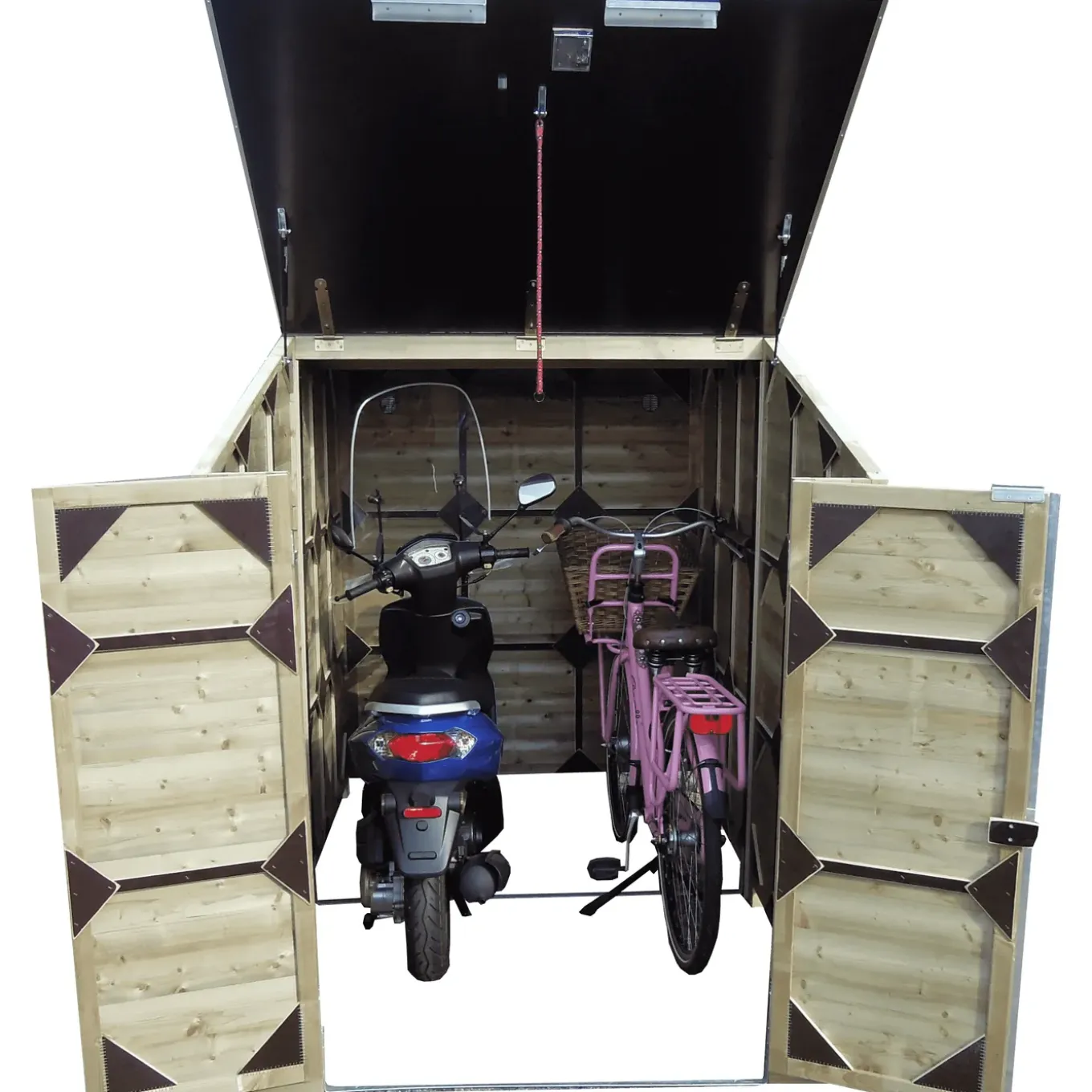 Lutrabox berging motor/scooter/bakfiets 175x273x181cm