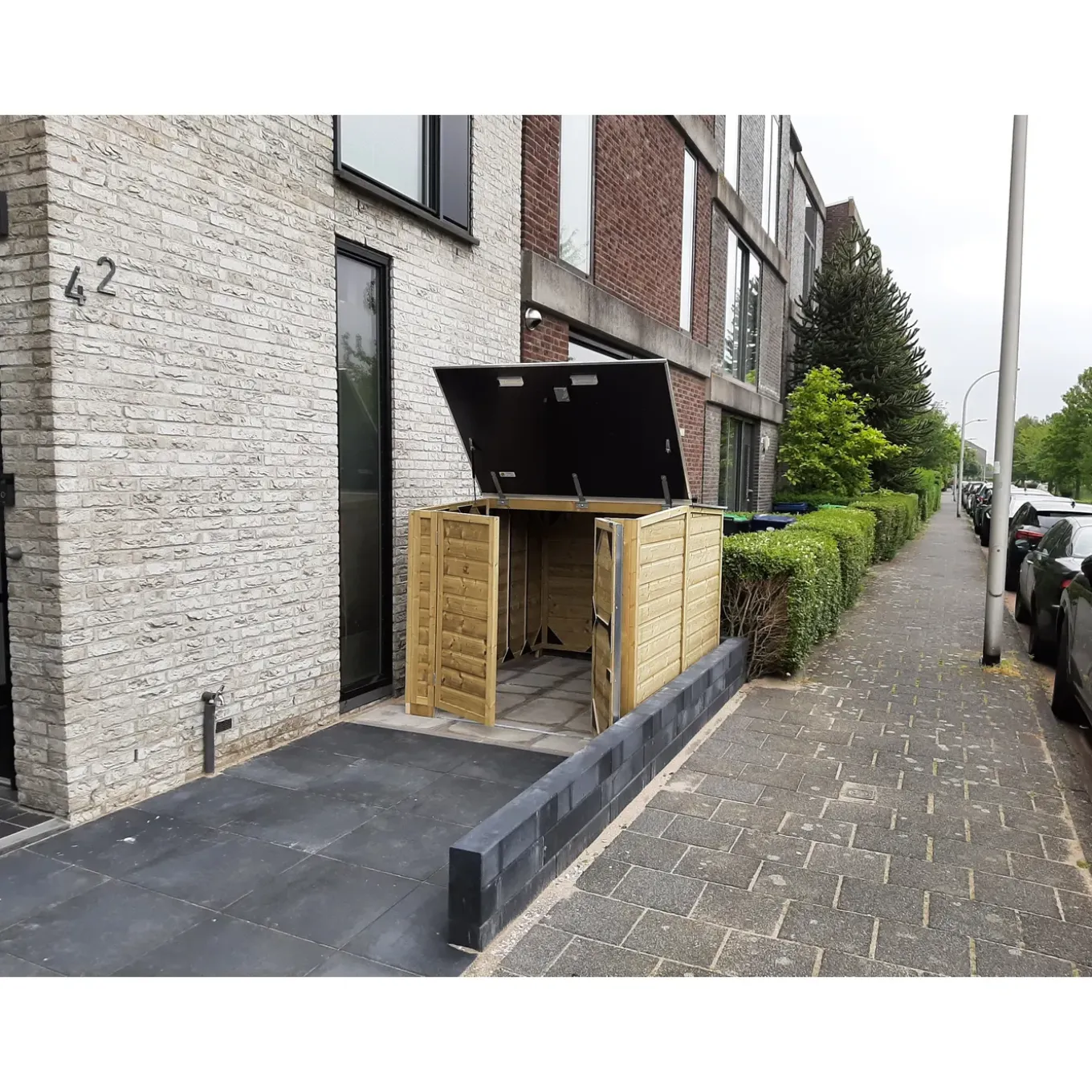 Lutrabox tuinkast fietsberging normaal 150x215x130cm
