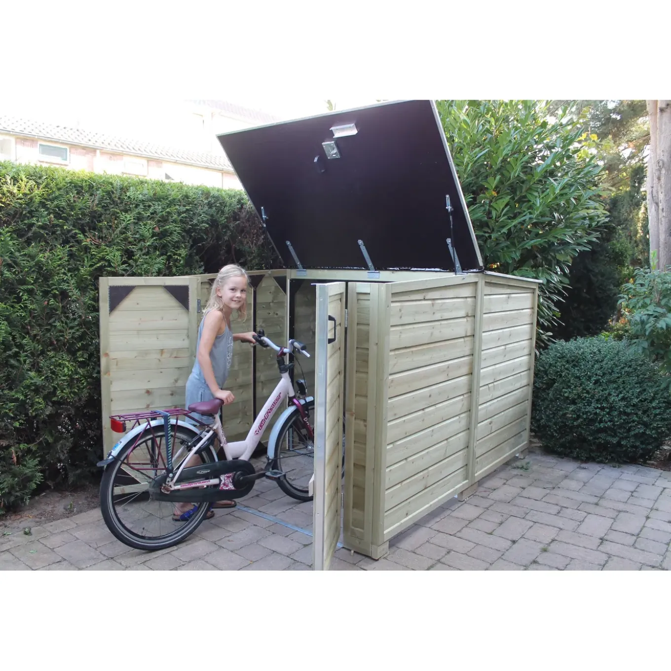 Lutrabox tuinkast fietsberging normaal 150x215x130cm