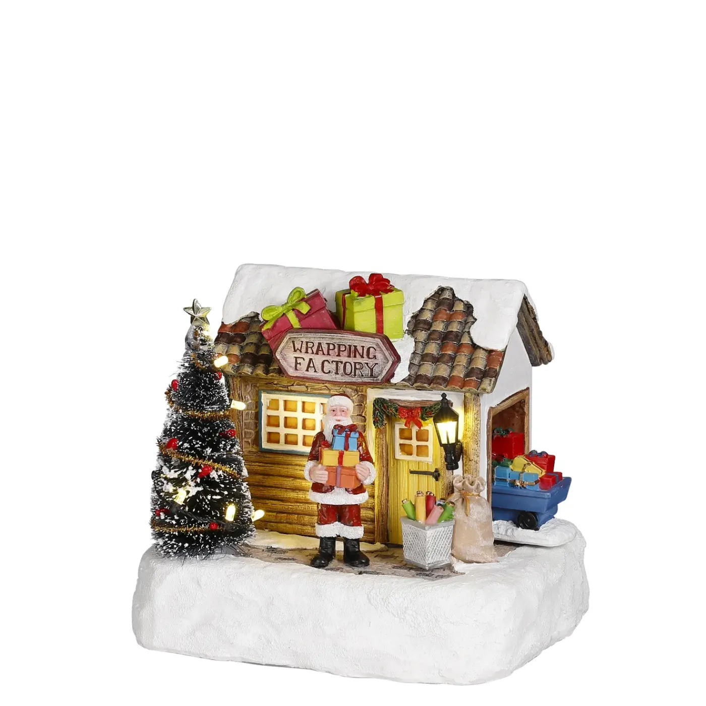 Luville Collectables Wrapping Factory Battery Operated - L16 -5xb13xh14cm