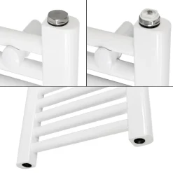 Luxebath Badkamer Radiator Sahara 600x1200 Mm, Wit, Recht Met Zijaansluiting