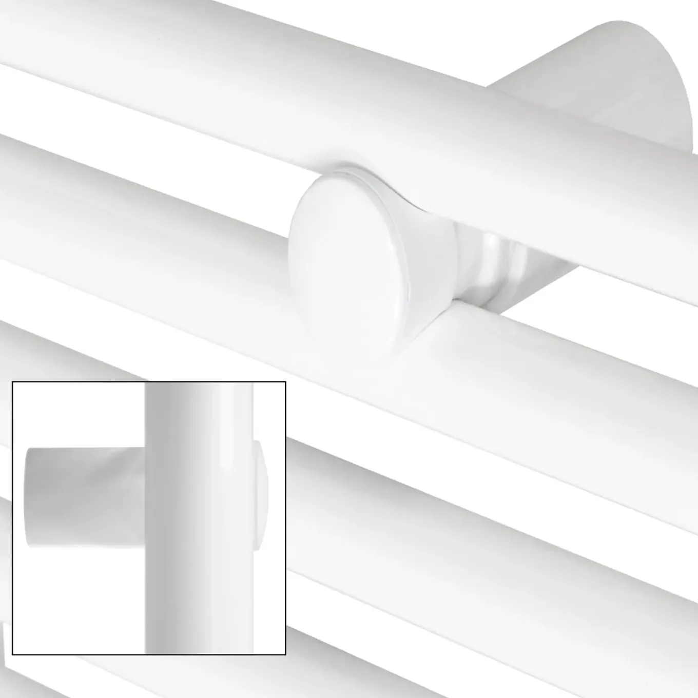 Luxebath Badkamer Radiator Sahara 600x1200 Mm, Wit, Recht Met Zijaansluiting
