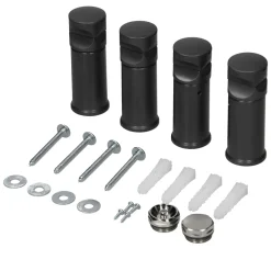 Luxebath Sahara Badkamer Radiator 600x1500 Mm, Antraciet, Recht Met Zijaansluiting