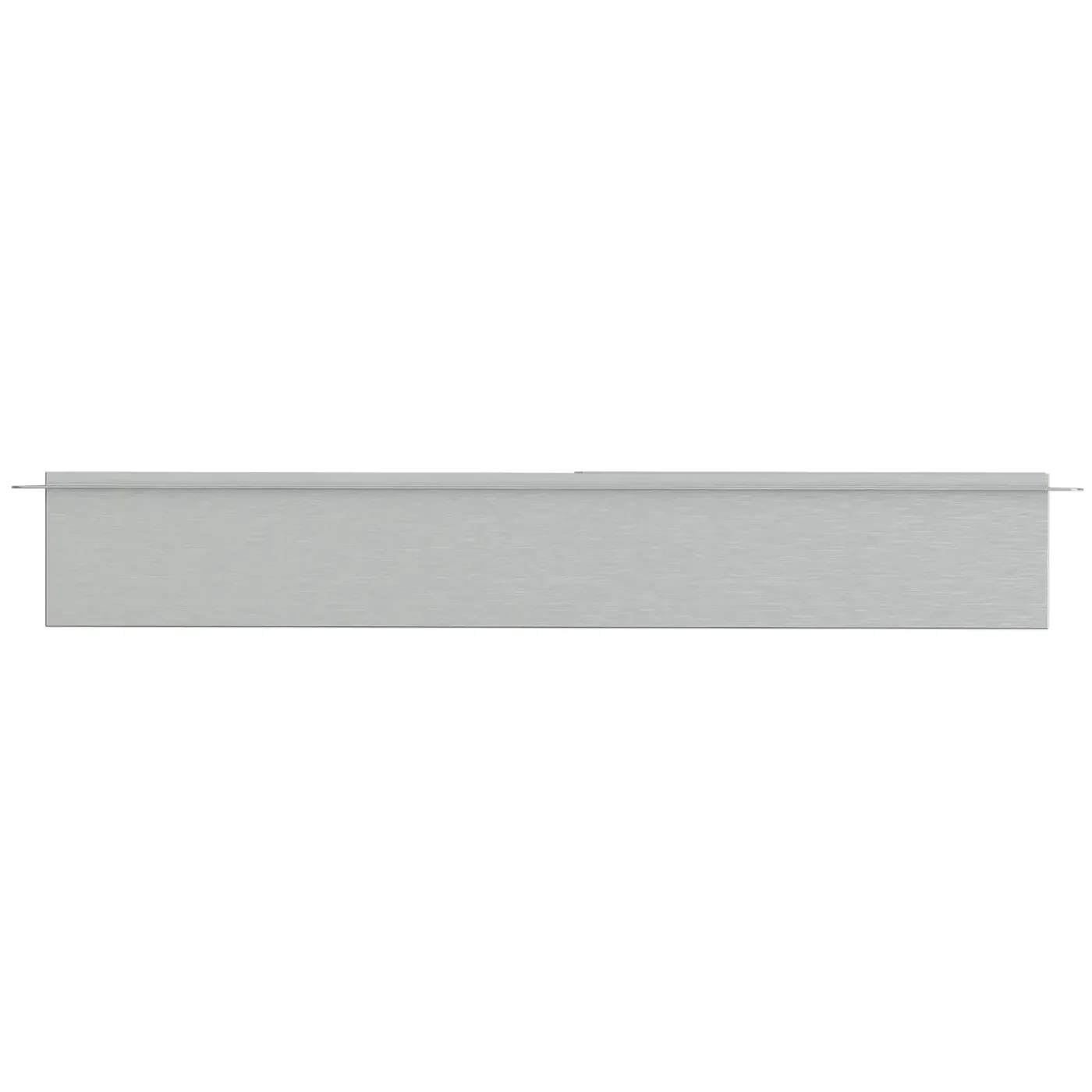 LuxeBath Wandnis Douche Roestvrij Staal 25,5x55,5x10 Cm Zilver Met Deur En Plank