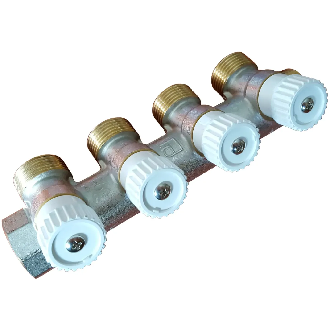 Luxor messing van hoge kwaliteit 4 delen 3/4" waterverdeelstuk