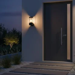 Lybardo - Buitenlamp Met Bewegingssensor - Wandlamp Buiten - Voor E27 Lamp