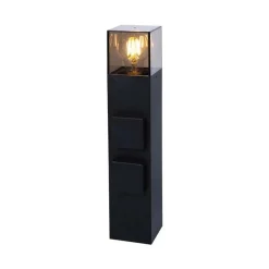 Lybardo - Buitenlamp Met Sensor Dag En Nacht - Voor E27 Lamp - Waterdicht - Met 2 Stopcontacten
