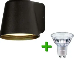 Lybardo - Buitenlamp - Wandlamp Buiten + Philips Led Spot - 3.5w - Warmwit Licht