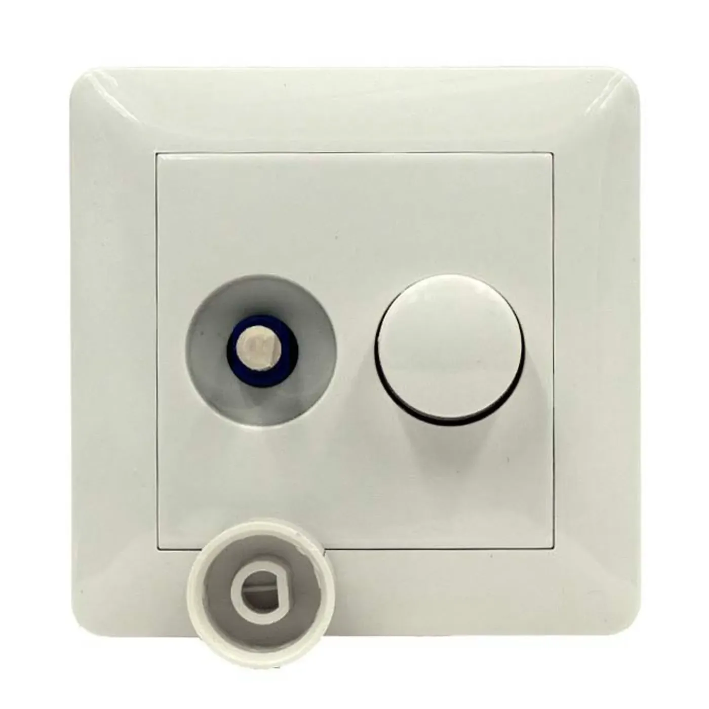 Lybardo - Duo Dimmer Led - Met Afdekplaat - 2 X 3-75w - Elektronische Zekering - Universeel - Inbouw