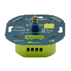 Lybardo - Led Dimmer Pro - Met Afdekplaat - 3-200w - Elektronische Zekering - Universeel - Inbouw
