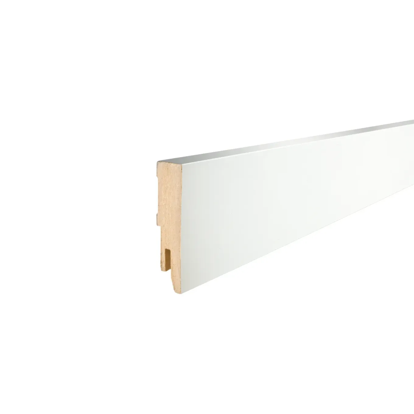 Mac Lean hoge plint Robuust - Wit - 240 cm - 15x65mm
