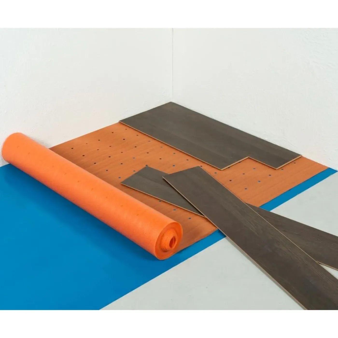 MacLean - laminaat ondervloer - Isotherm - vloerverwarming/verkoeling - dikte 1mm - 8dB - 10m²