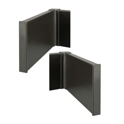 Maclean Products Plintaccessoire Classic - Robuust - Zwart - 120mm - 2 stuks