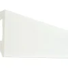 Maclean Products Plint MacLean - Wit - Kunststof - 240cm - 15x80mm