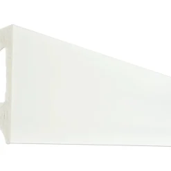 Maclean Products Plint MacLean - Wit - Kunststof - 240cm - 15x80mm
