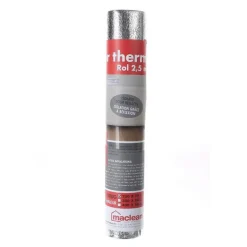 Maclean Radiatorfolie Therm Rol - Polyetheen - RD waarde 0,1m² K/W - 2mm - 50x250cm - 1,25m²