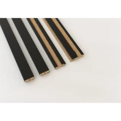 Maestro Latt afwerkprofielset - Matte Black - 277cm - 71x20mm