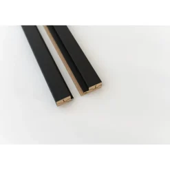 Maestro Latt afwerkprofielset - Matte Black - 277cm - 71x20mm