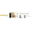 Maestro Latt afwerkprofielset - Castle Oak + Matte Black - 277cm - 71x20mm