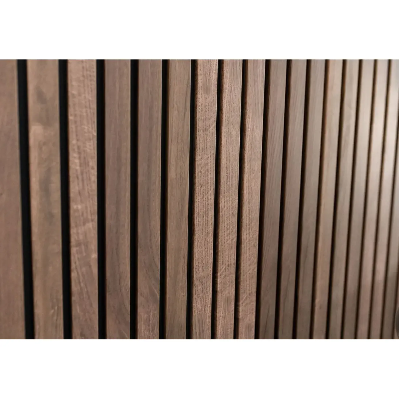 Maestro Latt lattenwand - Castle Oak + Matte Black - 277x30cm - 2 stuks