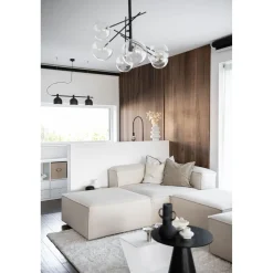 Maestro Latt lattenwand - Castle Oak + Matte Black - 277x30cm - 2 stuks