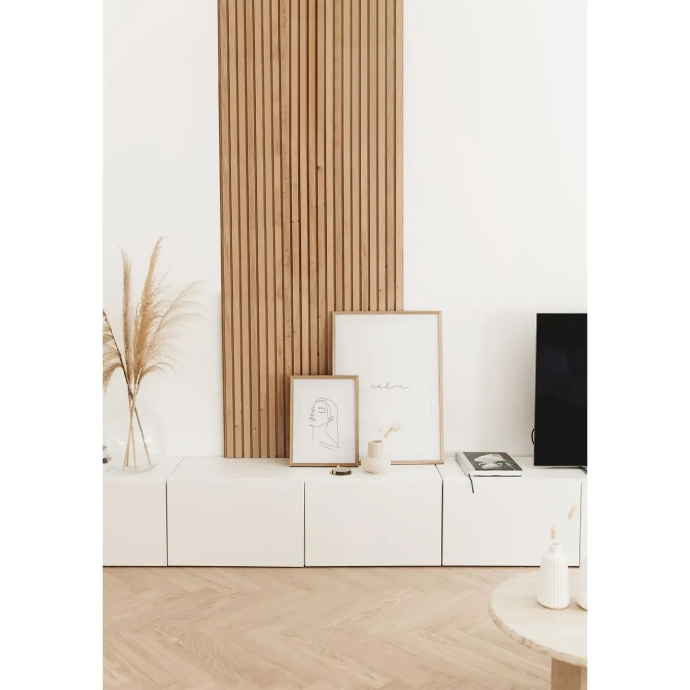 Maestro Latt lattenwand - Pepper Oak - 277x30cm - 2 stuks