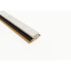 Maestro Latt Led profielset - Raw Concrete pvc-profiel + Black onderlat - 277cm - 54x20mm