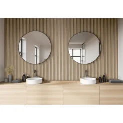 Maestro Latt Novo lattenwand - Natural Oak + White - Vochtbestendig - 277x30cm - 16mm - 2 stuks