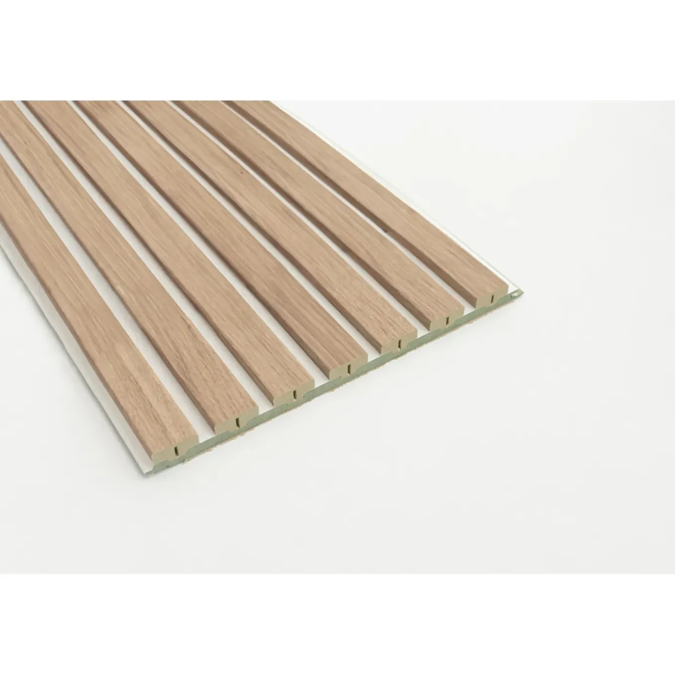 Maestro Latt Novo lattenwand - Natural Oak + White - Vochtbestendig - 277x30cm - 16mm - 2 stuks