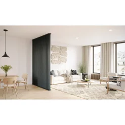 Maestro Splitt Roomdivider Lamel - Matte Black - 277x12cm - 36mm