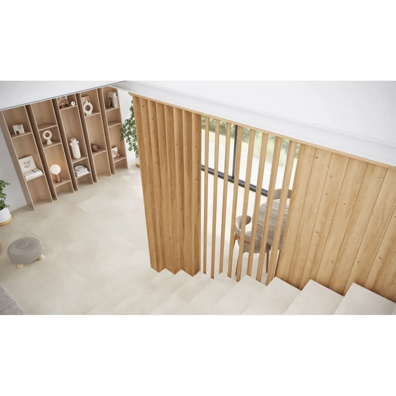 Maestro Splitt Roomdivider Lamel - Pepper Oak - 277x12cm - 36mm