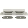 Magneetsnapper 3kg dubbelsluiting wit 2st.